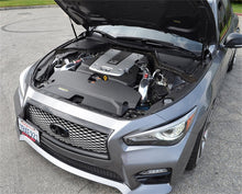 Carica l&#39;immagine nel visualizzatore di Gallery, Injen 14 Infiniti Q50 3.7L V6 Black Dual Short Ram Intake w/ MR Techn and Heat Shields