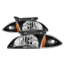 गैलरी व्यूवर में इमेज लोड करें, xTune Chevy Cavalier 00-02 Corner Lamp &amp; Headlights 4pcs set-Black HD-JH-CCAV00-SET-BK