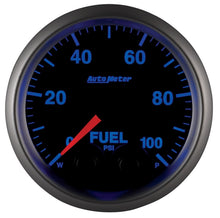 Laden Sie das Bild in den Galerie-Viewer, Autometer Elite 52mm 0-100 PSI Fuel Pressure Peak &amp; Warn w/ Electronic Control Gauge