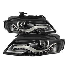 Charger l&#39;image dans la galerie, Xtune Audi A4 09-11 Projector Headlights OE Style Halogen Model Only Black PRO-JH-AA409-NA-BK