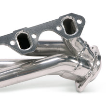 Laden Sie das Bild in den Galerie-Viewer, BBK 79-93 Mustang 5.0 Shorty Unequal Length Exhaust Headers - 1-5/8 Silver Ceramic