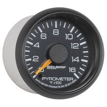 Laden Sie das Bild in den Galerie-Viewer, Autometer Factory Match GM 2-1/16in 1600 Degree Electric Pyrometer (EGT) Gauge