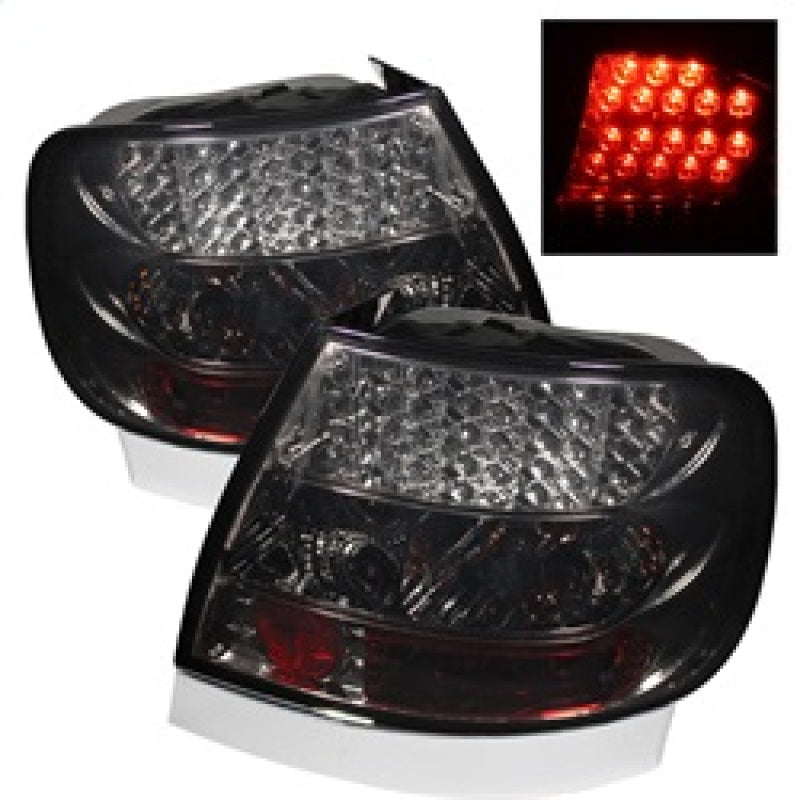 Spyder Audi A4 96-01 LED Tail Lights Smoke ALT-YD-AA496-LED-SM