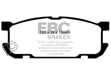 Charger l&#39;image dans la galerie, EBC 01-03 Mazda Miata MX5 1.8 (Sports Suspension) Ultimax2 Rear Brake Pads