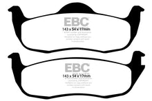 Charger l&#39;image dans la galerie, EBC 05-10 Jeep Commander 3.7 Ultimax2 Rear Brake Pads