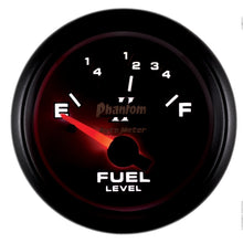 Carica l&#39;immagine nel visualizzatore di Gallery, Autometer Phantom 2-1/16in 73-10 OHM Fuel Level Gauge