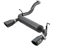 Load image into Gallery viewer, aFe Rebel Series 2.5in 409 SS Axle-Back Exhaust w/ Black Tips 2018+ Jeep Wrangler (JL) V6 3.6L