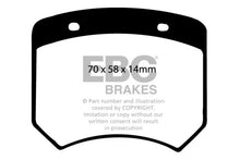 Charger l&#39;image dans la galerie, EBC 03-04 Morgan Aero 8 4.4 Redstuff Rear Brake Pads