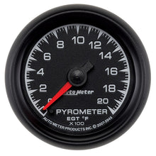 Laden Sie das Bild in den Galerie-Viewer, Autometer ES 52mm Full Sweep Electronic 0-2000 Degree F EGT/Pyrometer Gauge