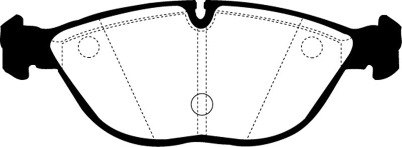 EBC 00-03 BMW Z8 5.0 Ultimax2 Front Brake Pads