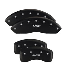 Carica l&#39;immagine nel visualizzatore di Gallery, MGP 4 Caliper Covers Engraved Front &amp; Rear MGP Red finish silver ch