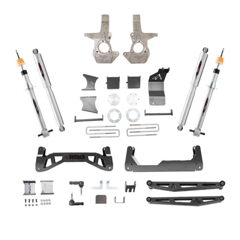 Belltech 16-18 Chevrolet Silverado / GMC Sierra 1500 4WD 7" Suspension Lift Kit w/ Shocks