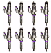 Carica l&#39;immagine nel visualizzatore di Gallery, Exergy 01-04 Chevy Duramax LB7 Reman Sportsman Injector (Set of 8)