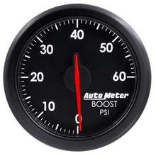 Carica l&#39;immagine nel visualizzatore di Gallery, Autometer Airdrive 2-1/6in Boost Gauge 0-60 PSI - Black