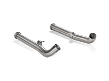 Carica l&#39;immagine nel visualizzatore di Gallery, Akrapovic 2019 Mercedes-Benz G63 AMG Link Pipe Set for OPF/GPF (SS)