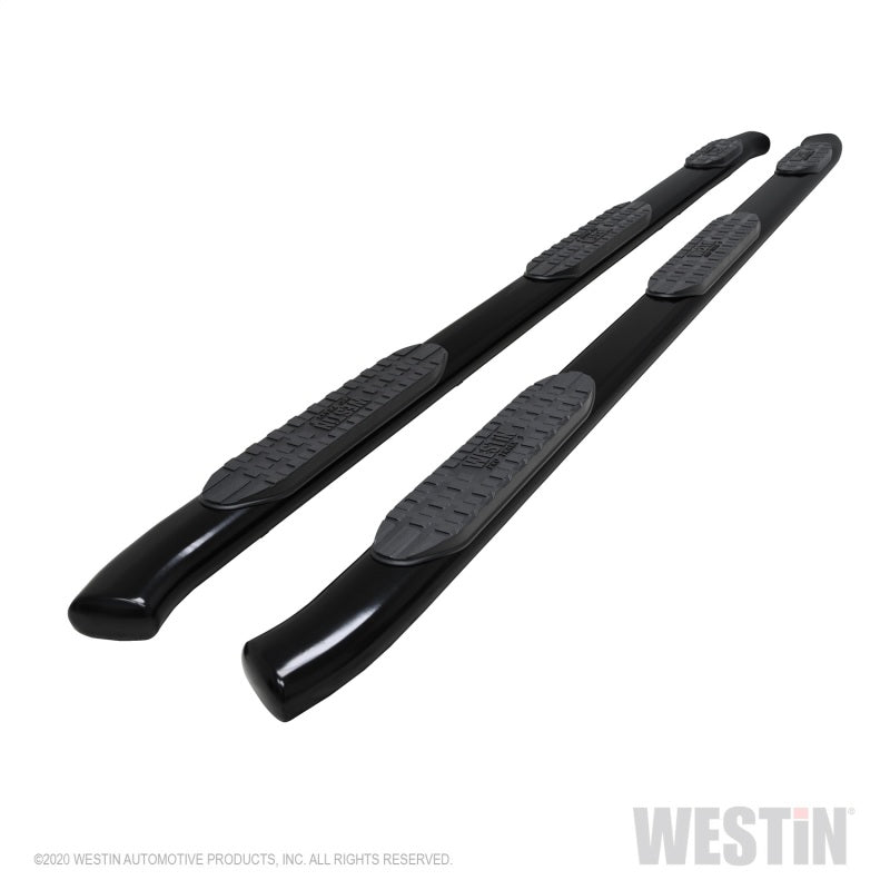 Westin 2020 Chevy Silverado 2500/3500 Crew Cab (6.5ft Bed) PRO TRAXX Oval W2W Nerf Step Bars - Black