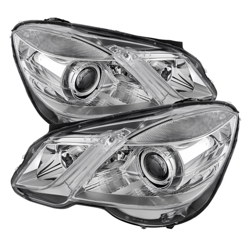 Xtune Mercedes E-Class 10-13 Projector Headlights OE Style Halogen Only Chrome PRO-JH-MBW21210-NA-C