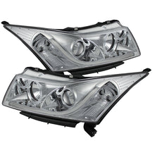 Load image into Gallery viewer, Spyder Chevy Cruze 11-14 Projector Headlights Light Tube DRL Chrm PRO-YD-CCRZ11-LTDRL-C