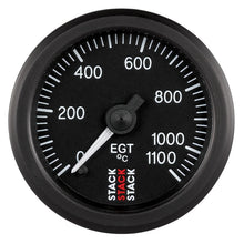 Laden Sie das Bild in den Galerie-Viewer, Autometer Stack 52mm 0-1100 Deg C Pro Stepper Motor Exhaust Gas Temp Gauge - Black