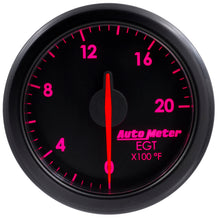 गैलरी व्यूवर में इमेज लोड करें, Autometer Airdrive 2-1/16in EGT Gauge 0-2000 Degrees F - Black