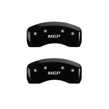 Load image into Gallery viewer, MGP 2 Caliper Covers Engraved Rear MGP Black Finish Silver Characters 2016 Ford Focus