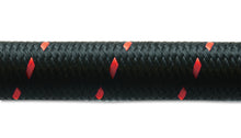 Laden Sie das Bild in den Galerie-Viewer, Vibrant -12 AN Two-Tone Black/Red Nylon Braided Flex Hose (5 foot roll)