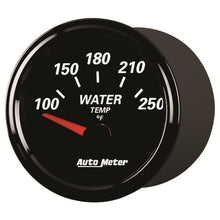 Laden Sie das Bild in den Galerie-Viewer, Autometer Designer Black II 52mm 250 Deg F Water Temp Gauge