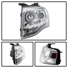 Load image into Gallery viewer, Spyder Ford Expedition 07-13 Projector Headlights Light Tube DRL Chrm PRO-YD-FE07-LTDRL-C