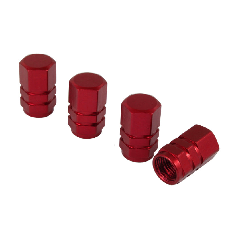 Xtune Tires Valve Stem Cap 4pcs Red ACC-VC01-RD