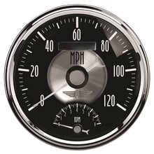 Carica l&#39;immagine nel visualizzatore di Gallery, Autometer Prestige Series Black Diamond 5in Gauge Tachometer/Speedometer Combo (120mph 8k RPM)