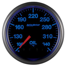 Charger l&#39;image dans la galerie, Autometer Elite 52mm 100-340 Deg F Oil Temp Peak &amp; Warn w/ Electronic Control Gauge