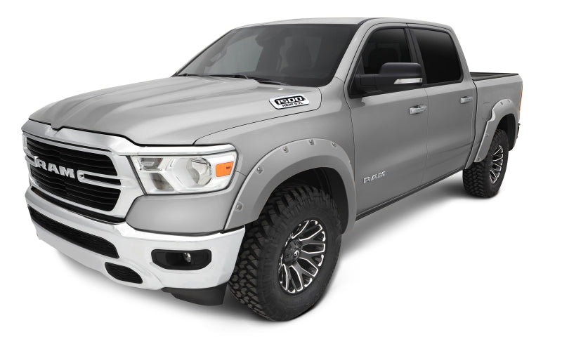 Bushwacker 19-22 Dodge Ram 1500 Pocket Style Flares 4pc - Billet Silver Metallic