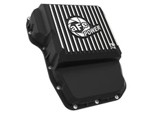 Charger l&#39;image dans la galerie, aFe Transmission Pan (Black w/ Machined Fins) 13-19 Dodge Diesel Trucks L6-6.7L (td)