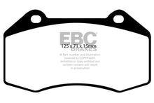 Laden Sie das Bild in den Galerie-Viewer, EBC 07-08 Chevrolet Cobalt 2.0 Supercharged (SS) Yellowstuff Front Brake Pads