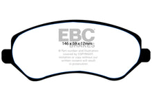 Charger l&#39;image dans la galerie, EBC 04-07 Chrysler Town &amp; Country 3.3 Rear Drums Ultimax2 Front Brake Pads