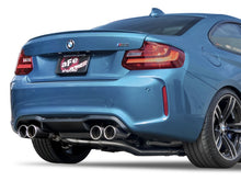 Cargar imagen en el visor de la galería, aFe MACHForce XP 3in - 2 1/2in Axle Back 304SS Exhaust w/ Carbon Fiber Tips 16-17 BMW M2 (f87)