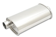 Carica l&#39;immagine nel visualizzatore di Gallery, Vibrant StreetPower Oval Muffler 3.50in Inlet/Outlet (Offset-Center)