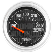 Laden Sie das Bild in den Galerie-Viewer, Autometer Hoonigan 52mm 100-200 Deg F Full Electronic Water Temp Gauge