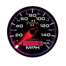 Charger l&#39;image dans la galerie, Autometer Phantom II 3-3/8in 160 MPH Electronic Programmable In-Dash Speedometer