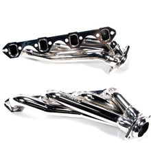 Laden Sie das Bild in den Galerie-Viewer, BBK 79-93 Mustang 5.0 Shorty Unequal Length Exhaust Headers - 1-5/8 Chrome