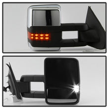 Charger l&#39;image dans la galerie, xTune Chevy Silverado 14-16 Heated Amber LED Signal Mirror Chrome MIR-CSIL14S-G3C-PWH-AM-SET