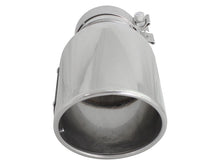 Laden Sie das Bild in den Galerie-Viewer, aFe MACH Force-XP 304 SS Right Side Single Wall Polished Exhaust Tip 4in Inlet x 6in Outlet x 12in L