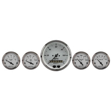 Carica l&#39;immagine nel visualizzatore di Gallery, AutoMeter American Platinum 5PC. (3-3/8in. &amp; 2-1/16in.) GPS Speedometer Gauge Kit