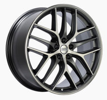 गैलरी व्यूवर में इमेज लोड करें, BBS CC-R 20x8.5 5x114.3 ET40 Satin Graphite Diamond Cut Polished Rim Protector Wheel -82mm PFS Req.