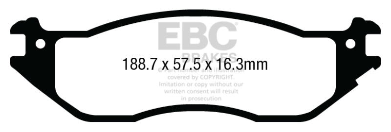 EBC 04-07 Ford Econoline E150 4.6 Ultimax2 Front Brake Pads