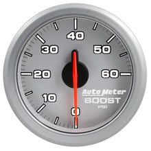 गैलरी व्यूवर में इमेज लोड करें, Autometer Airdrive 2-1/6in Boost Gauge 0-60 PSI - Silver