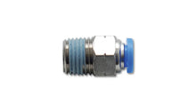 Cargar imagen en el visor de la galería, Vibrant Male Straight Fitting for 1/4&quot; OD Tubing (1/16&quot; NPT Thread)