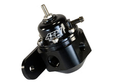 Laden Sie das Bild in den Galerie-Viewer, AEM Universal Black Adjustable Fuel Pressure Regulator