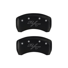 Cargar imagen en el visor de la galería, MGP 4 Caliper Covers Engraved Front Charger Engraved Rear RT Red finish silver ch