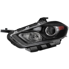 Carica l&#39;immagine nel visualizzatore di Gallery, xTune Dodge Dart 13-15 Driver Side Projector Headlight -OEM Left - Black HD-JH-DDART13-HID-OE-L